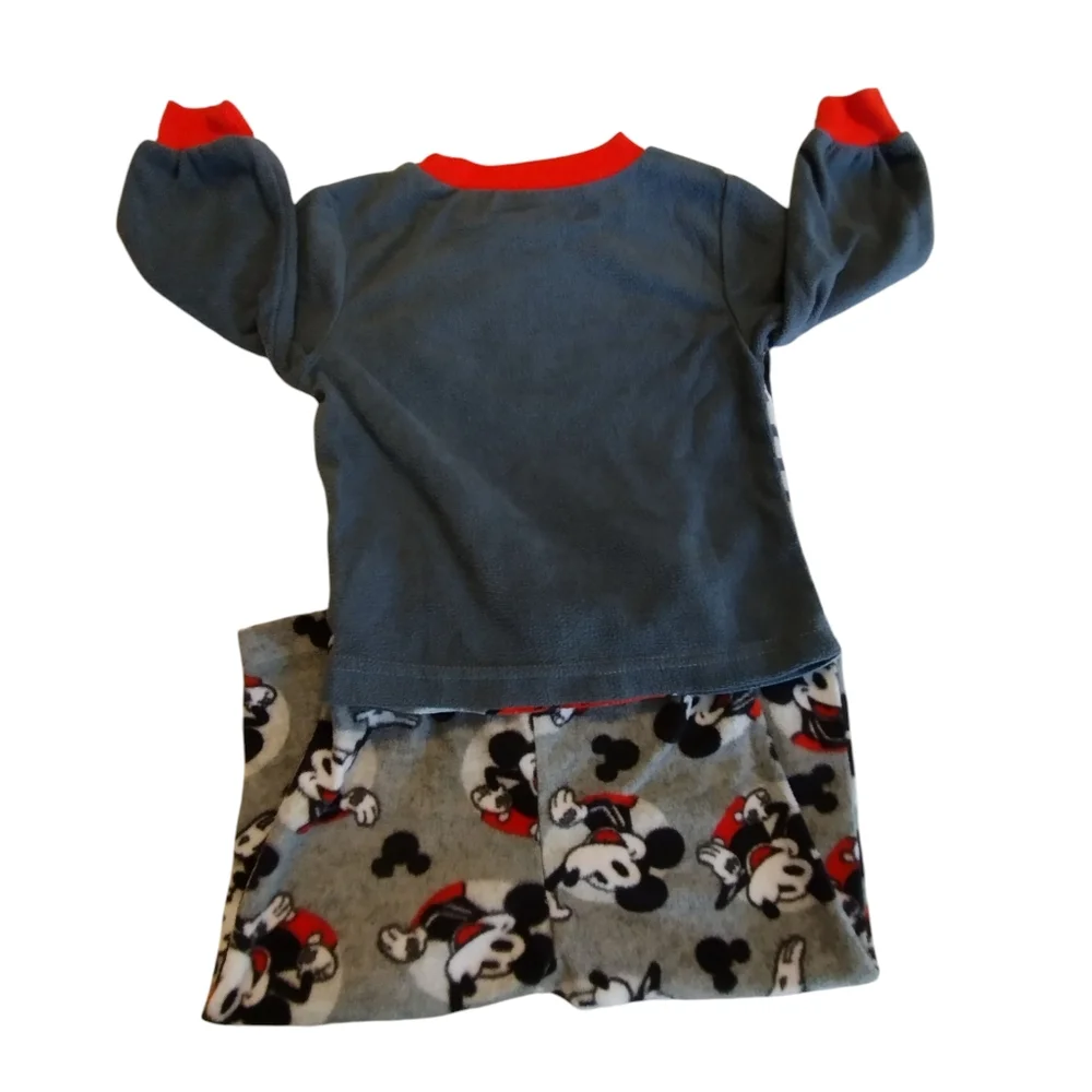 💚 Marvel Red and Blue Spider Man Pajama Set with Gray Muckey Mouse Design 18m